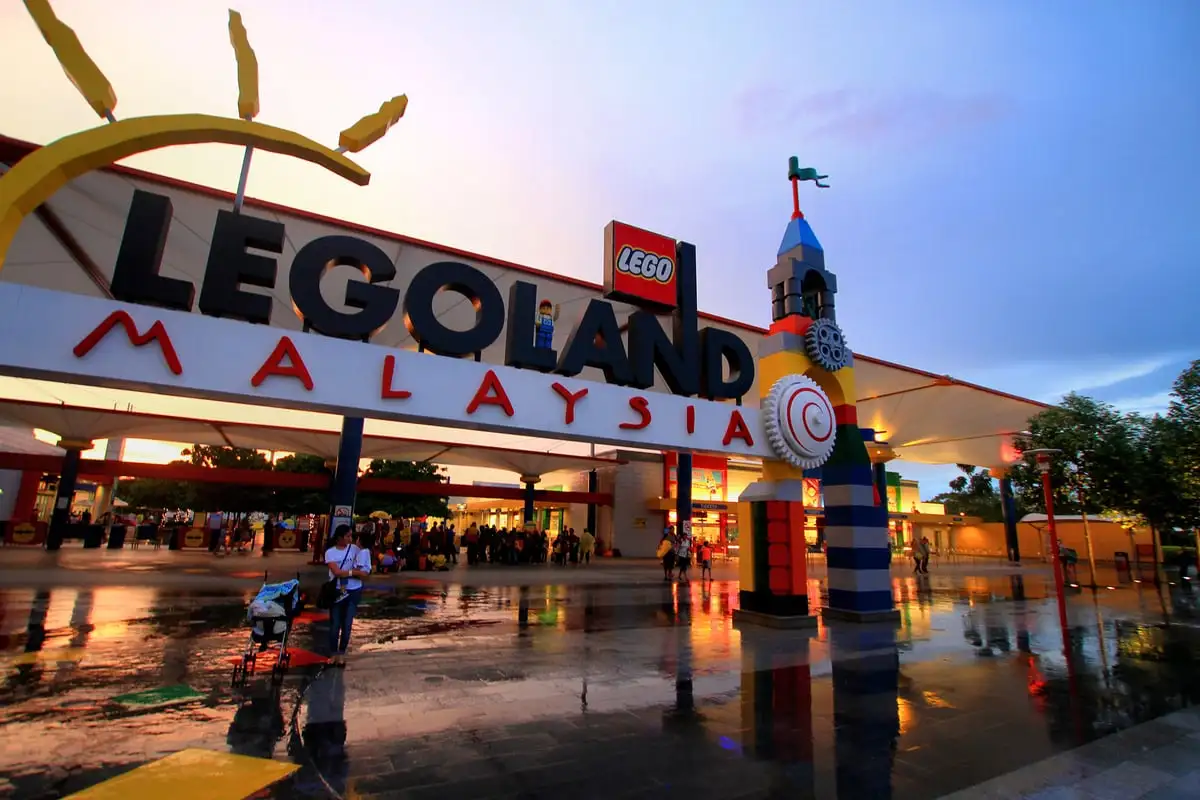 LEGO brick models inside LEGOLAND Malaysia Resort