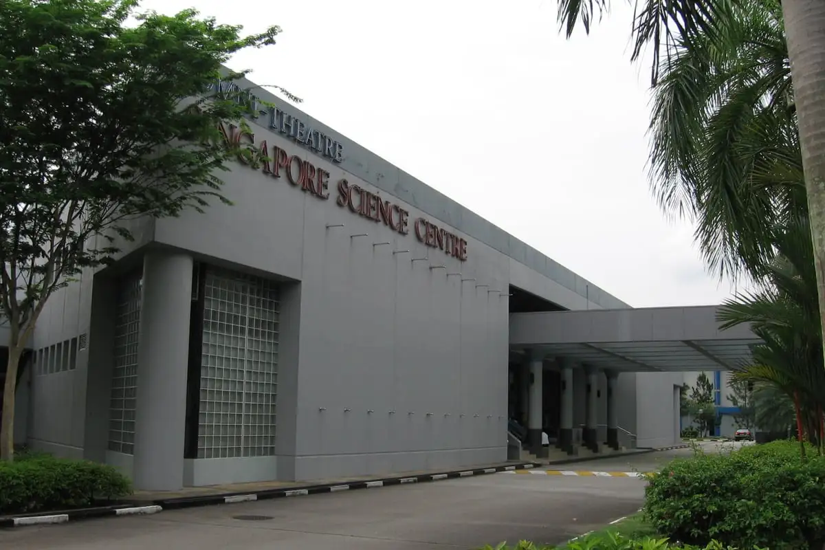 The Omni-Theatre dome at Science Centre Singapore