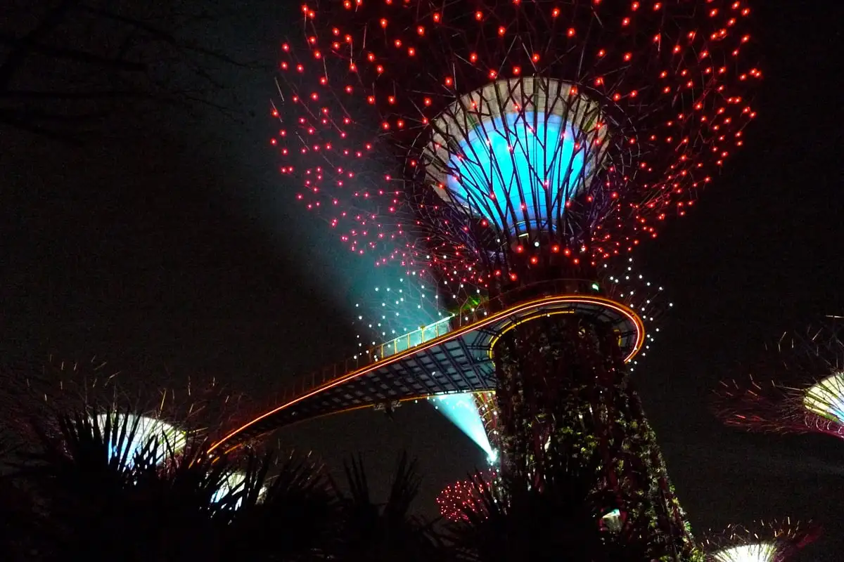The Supertree Grove seen from the observatory platform